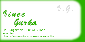 vince gurka business card